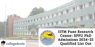 IITM Pune Research Center: SPPU PhD Admissions 2024-25 Qualified List Out